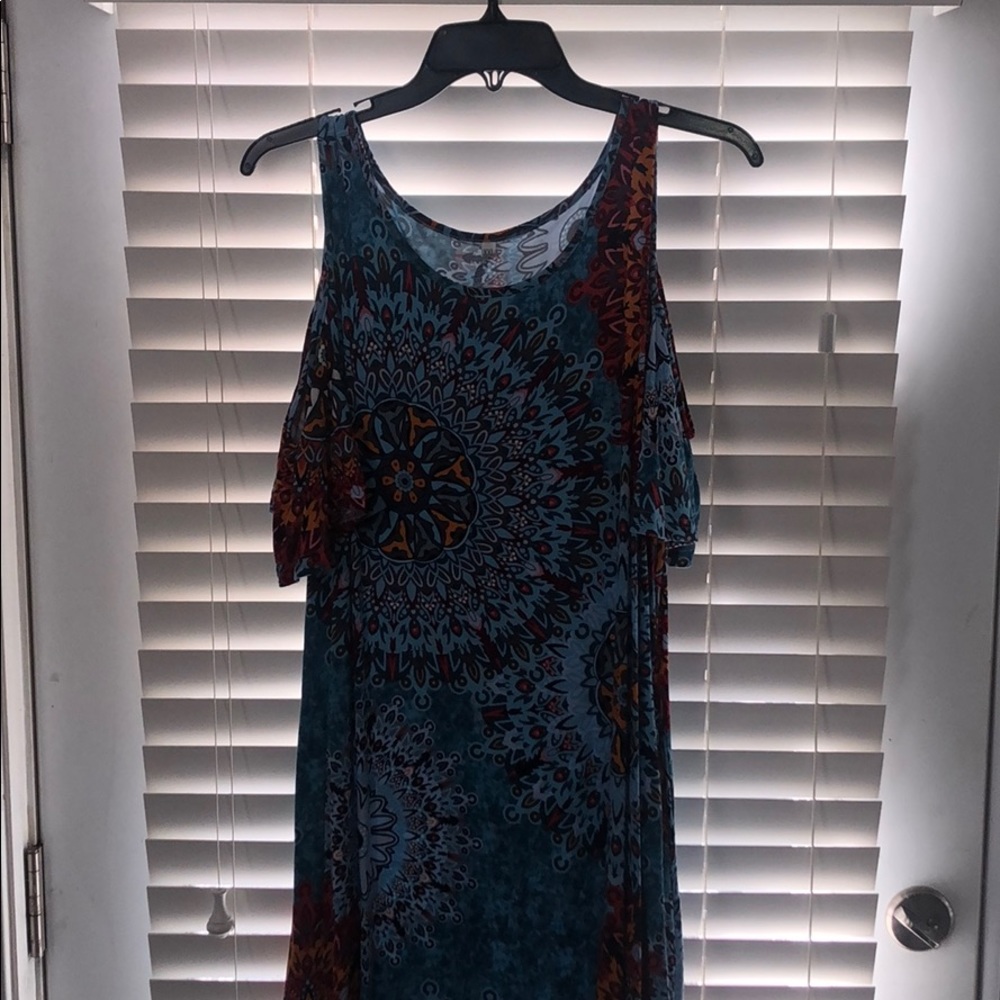 Geometric pattern dress